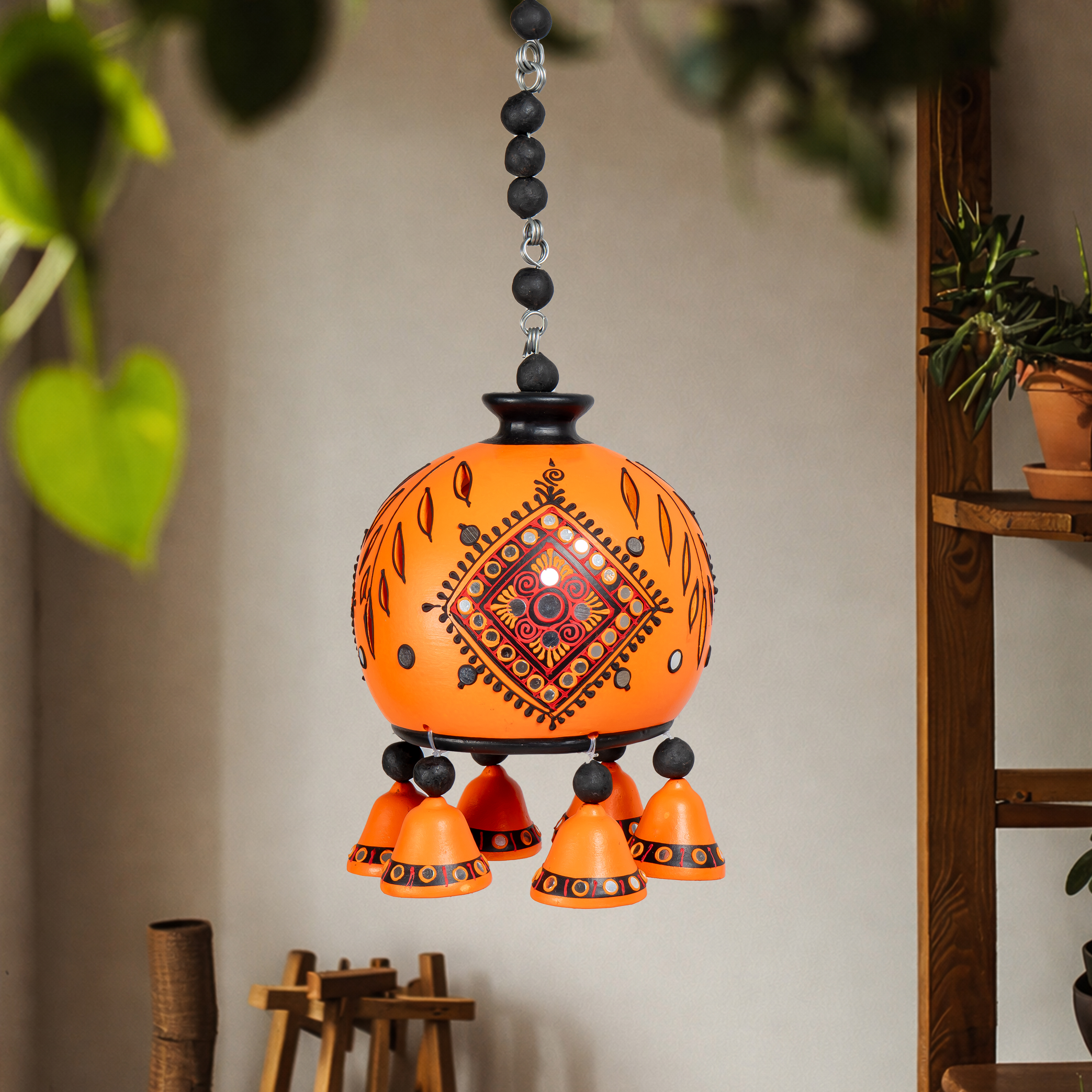 Dome Hanging Bell-ORANGE-B