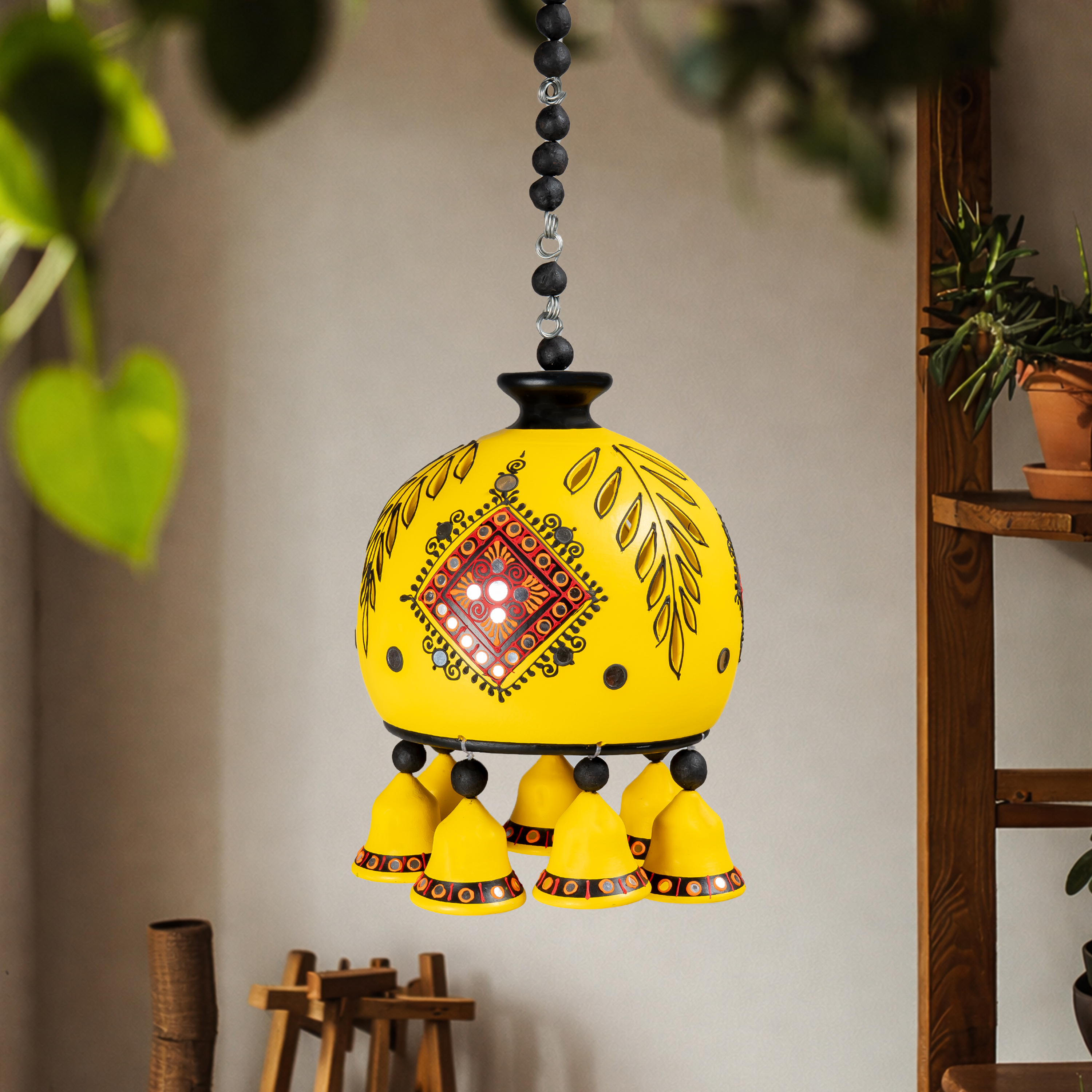 Dome Hanging Bell-YELLOW-S
